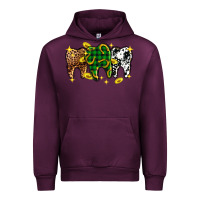 Mauve Wine St. Patrick's Day Dental Urban Hoodie - OliviaCreatesArt