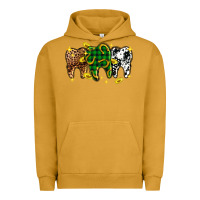 Pigment Peanut Butter St. Patrick's Day Dental Urban Hoodie - OliviaCreatesArt