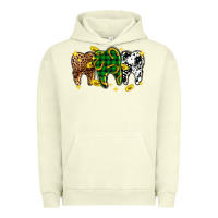 Pigment Pistachio St. Patrick's Day Dental Urban Hoodie - OliviaCreatesArt