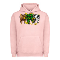 Pigment Salmon St. Patrick's Day Dental Urban Hoodie - OliviaCreatesArt