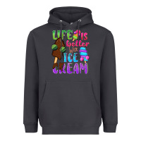 Smoke Life is better with ice cream Heavyweight Hoodie - NancyCooperArtShop