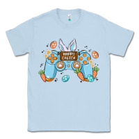 Dusty Blue boy happy easter Classic Tee - MaliasSmallBusiness