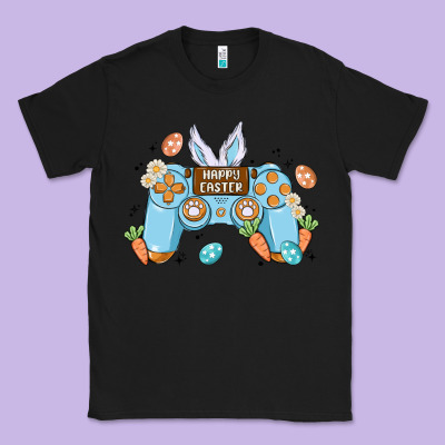 Boy Happy Easter Classic Tee Designed By Maliassmallbusiness