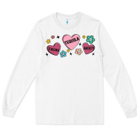 White tacos tequila anxiety Long Sleeve Tee - MaliasSmallBusiness