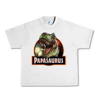 Lunar Rock Western Papasaurus Papa Dinosaur Urban Heavy Tee - LillyAllenDesigns