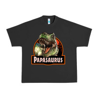Pigment Black Western Papasaurus Papa Dinosaur Urban Heavy Tee - LillyAllenDesigns