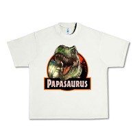 Pistachio Western Papasaurus Papa Dinosaur Urban Heavy Tee - LillyAllenDesigns