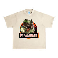 Sandshell Western Papasaurus Papa Dinosaur Urban Heavy Tee - LillyAllenDesigns