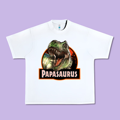 Western Papasaurus Papa Dinosaur Urban Heavy Tee Designed By Lillyallendesigns