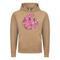 Vintage Coffee lotus patches Vintage Hoodie - AdoDesignShop