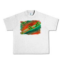 Lunar Rock westerb aztec and leopard background Urban Heavy Tee - AdoDesignShop