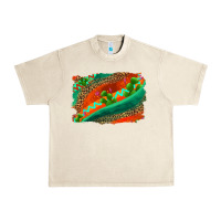 Sandshell westerb aztec and leopard background Urban Heavy Tee - AdoDesignShop
