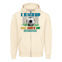 Sandshell i kicked 100 days of school Zipper Hoodie - LillyAllenDesigns