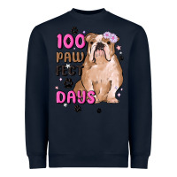 Navy 100 days of school Heavyweight Sweatshirt - MaliasSmallBusiness