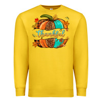Lemon pumpkin thankful Premium Sweatshirt - NancyCooperArtShop
