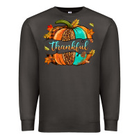 Smoke pumpkin thankful Premium Sweatshirt - NancyCooperArtShop