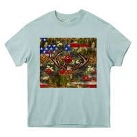 Arona Hunting leopard USA flag tumbler 4th of july Heavy Core Tee - Neo Western