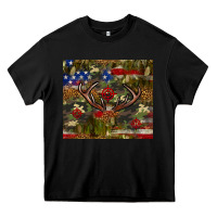 Black Hunting leopard USA flag tumbler 4th of july Heavy Core Tee - Neo Western