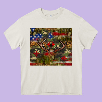 Hunting Leopard Usa Flag Tumbler 4th Of July Heavy Core Tee Designed By Neo Western