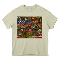 Mossy Hunting leopard USA flag tumbler 4th of july Heavy Core Tee - Neo Western