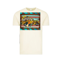 Vintage Arctic western truck farm animals serape leopard turquoise's Vintage Tee - BarkalooDesign