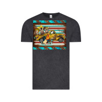 Vintage Black western truck farm animals serape leopard turquoise's Vintage Tee - BarkalooDesign