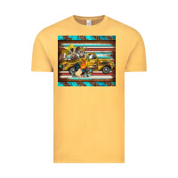 Vintage Mustard western truck farm animals serape leopard turquoise's Vintage Tee - BarkalooDesign