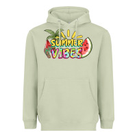 Matcha summer vibes Heavyweight Hoodie - NancyCooperArtShop