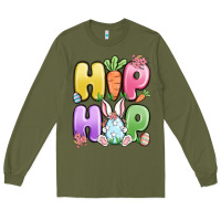 Army Green easter hip hop Long Sleeve Tee - MaliasSmallBusiness