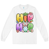 White easter hip hop Long Sleeve Tee - MaliasSmallBusiness