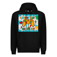 Black every day is gaming day Premium Hoodie - JahusDesignShop