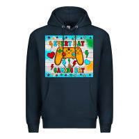 Navy every day is gaming day Premium Hoodie - JahusDesignShop