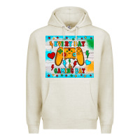 Oatmeal Heather every day is gaming day Premium Hoodie - JahusDesignShop