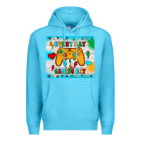 Ocean Blue every day is gaming day Premium Hoodie - JahusDesignShop