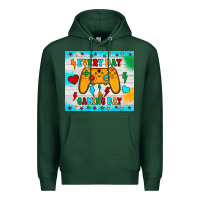 Sports Green every day is gaming day Premium Hoodie - JahusDesignShop