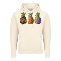 Vintage Artic pineapples leopard tie dye summer Vintage Hoodie - Artiststas
