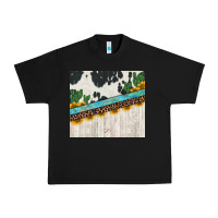 Black cowhide sunflowers cactus Urban Heavy Tee - Jasminsmagicworld