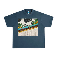 Midnight Navy cowhide sunflowers cactus Urban Heavy Tee - Jasminsmagicworld