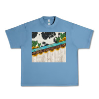 Pebble Blue cowhide sunflowers cactus Urban Heavy Tee - Jasminsmagicworld