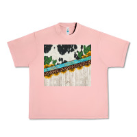 Salmon cowhide sunflowers cactus Urban Heavy Tee - Jasminsmagicworld