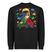 Black autism listen learn advocate Heavyweight Sweatshirt - MaliasSmallBusiness