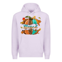 Lilac Blessed pumpkin Premium Hoodie - NancyCooperArtShop