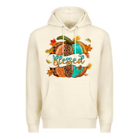 Sandshell Blessed pumpkin Premium Hoodie - NancyCooperArtShop