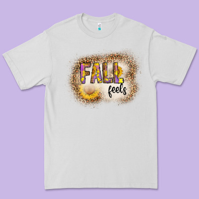 Fall Feels Premium Tee Designed By Cowhidedigitalart