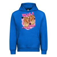 Cobalt We're a perfect match Valentine's Day Urban Hoodie - FaDigitalArtStudio