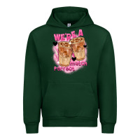 Forest Green We're a perfect match Valentine's Day Urban Hoodie - FaDigitalArtStudio
