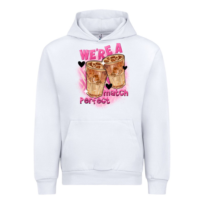 We're A Perfect Match Valentine's Day Urban Hoodie by FaDigitalArtStudio | Teevron