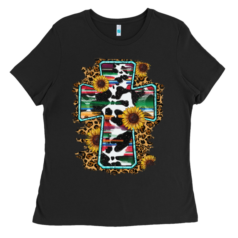 Western Cross Ladies Tee by RanaPortraitStore | Teevron
