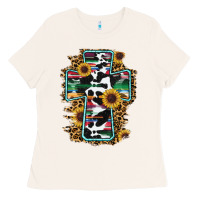 Bone western cross Ladies Tee - RanaPortraitStore