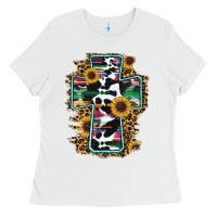 White western cross Ladies Tee - RanaPortraitStore